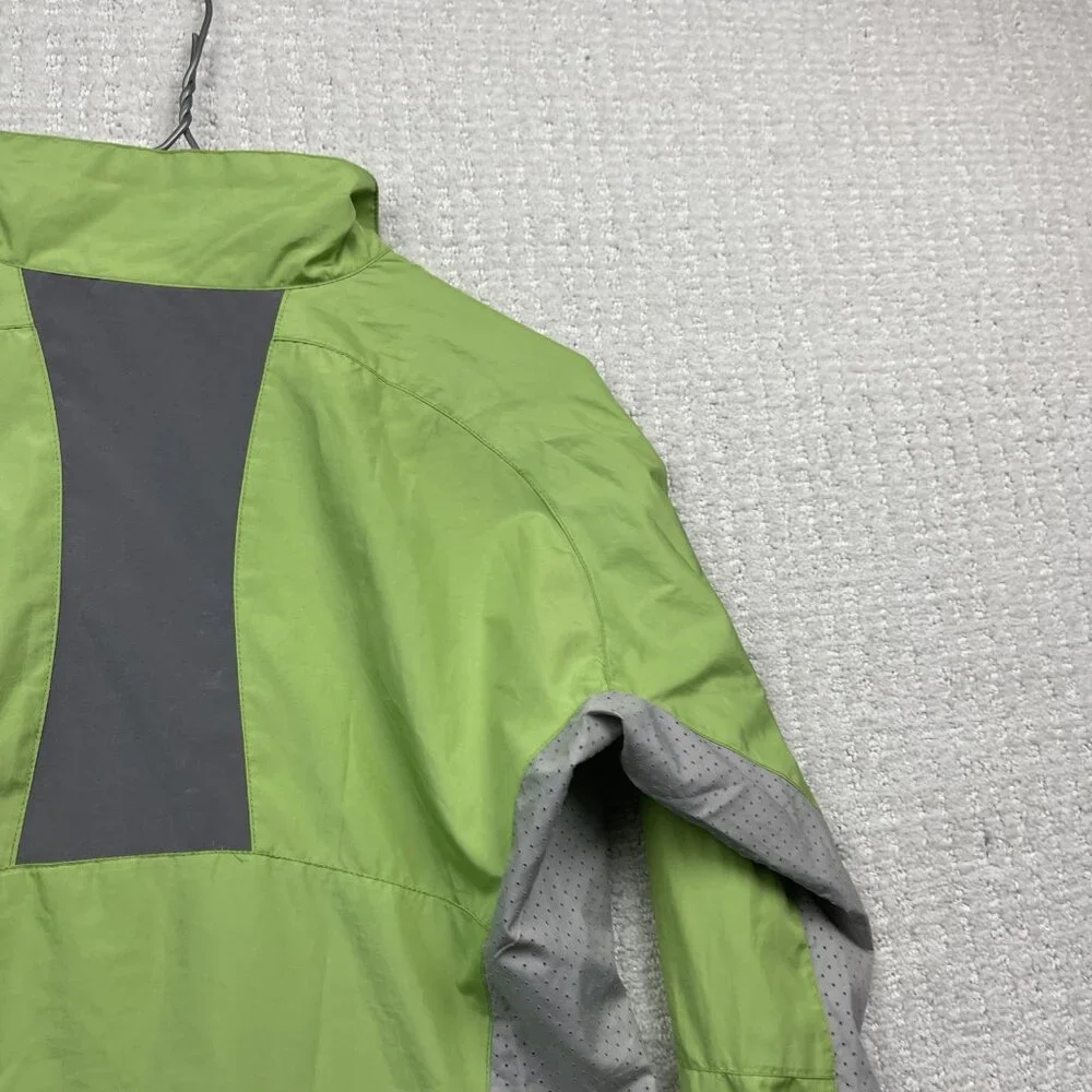 Y2K Salomon Ultralight Running Jacket Lime Green Women Sz M Hiking / Outdoor - Picture 12 of 13